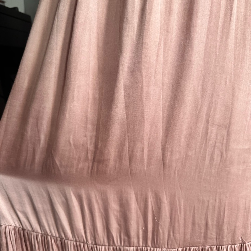 Banana republic | blush satin maxi dress size 2 - Picture 9 of 9